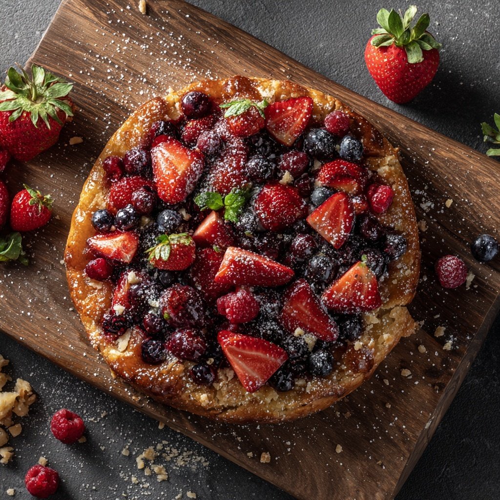 Erdbeerkuchen Mit Beerenmix