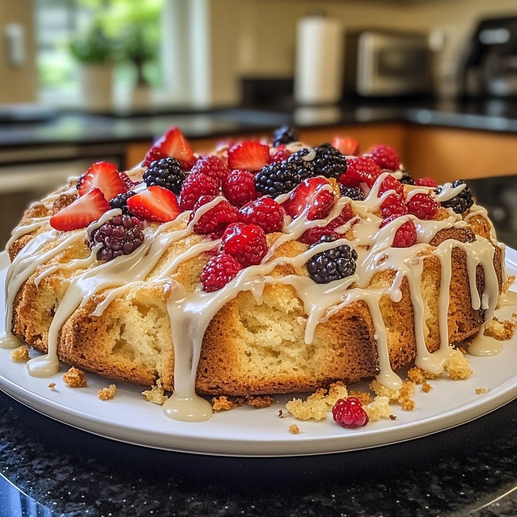 Kuchen einfach gebacken