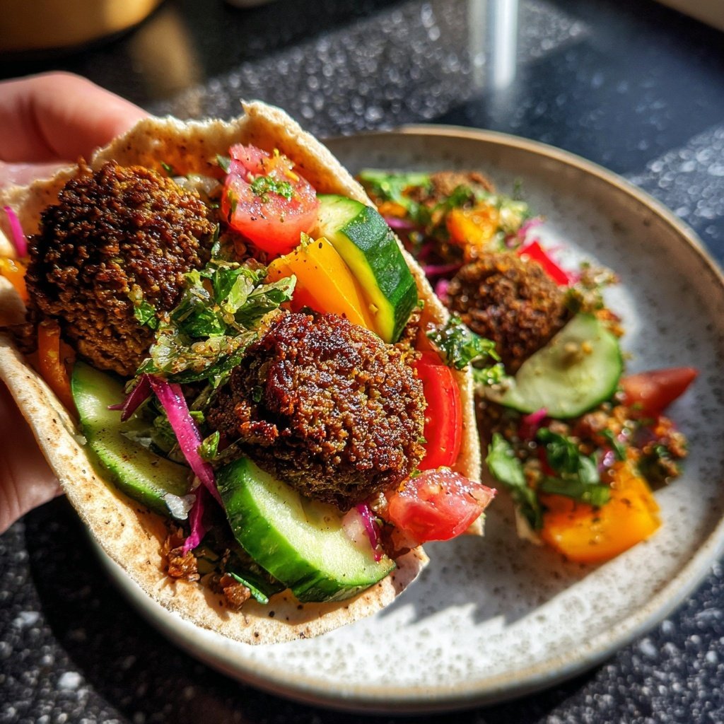 Döner vegetarisch mit Falafel