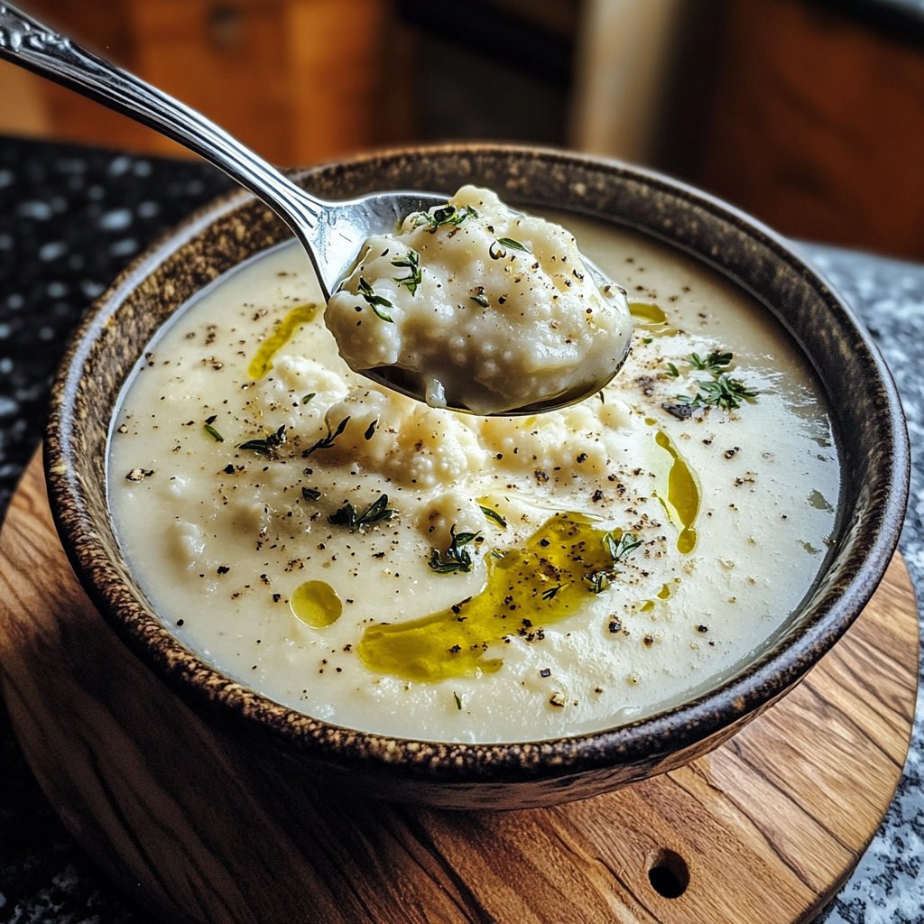 Blumenkohlsuppe für den Wochenplan