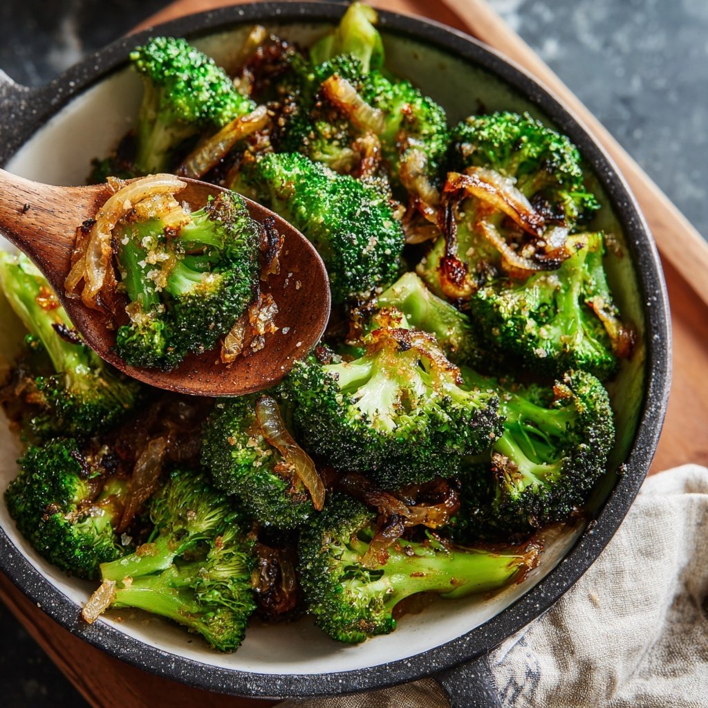 Brokkoli Pfanne Mit Zwiebeln