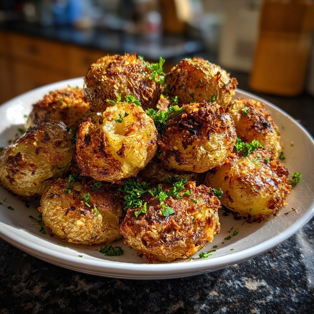 Ofenkartoffeln mit Knoblauch