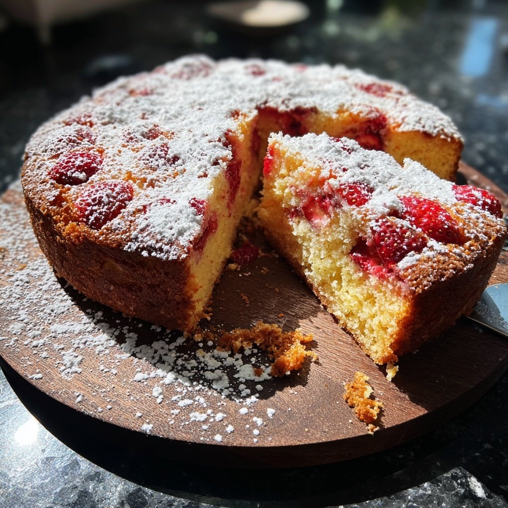 Erdbeer Rührkuchen Locker Und Saftig
