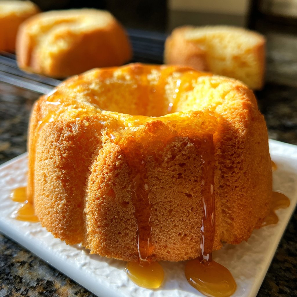 Zitronenkuchen mit Honig