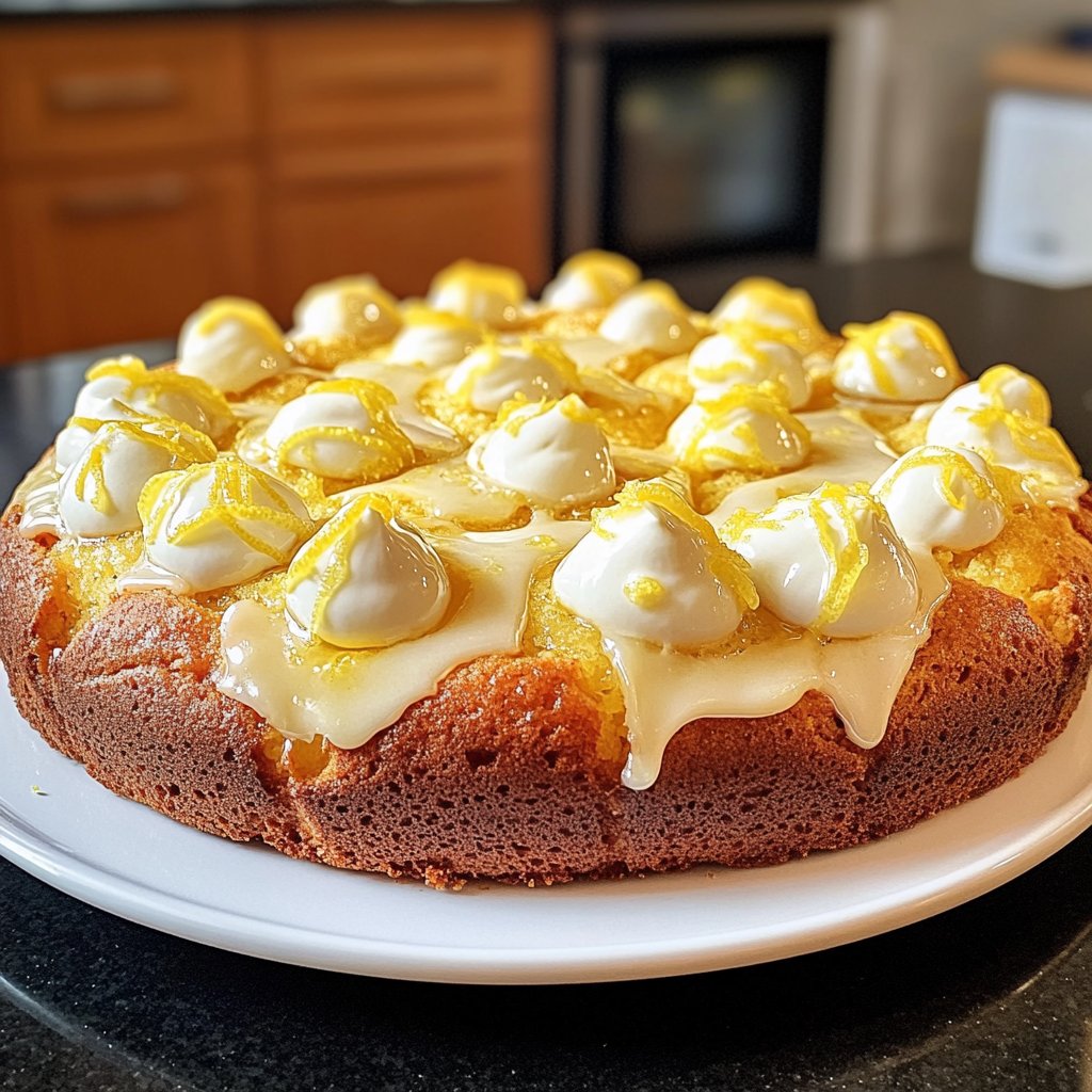 Zitronenkuchen mit Joghurt