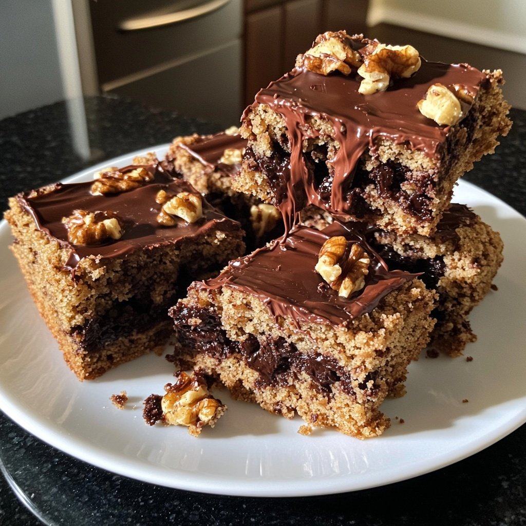 Fudgy Chewy Browkies (Brookies)
