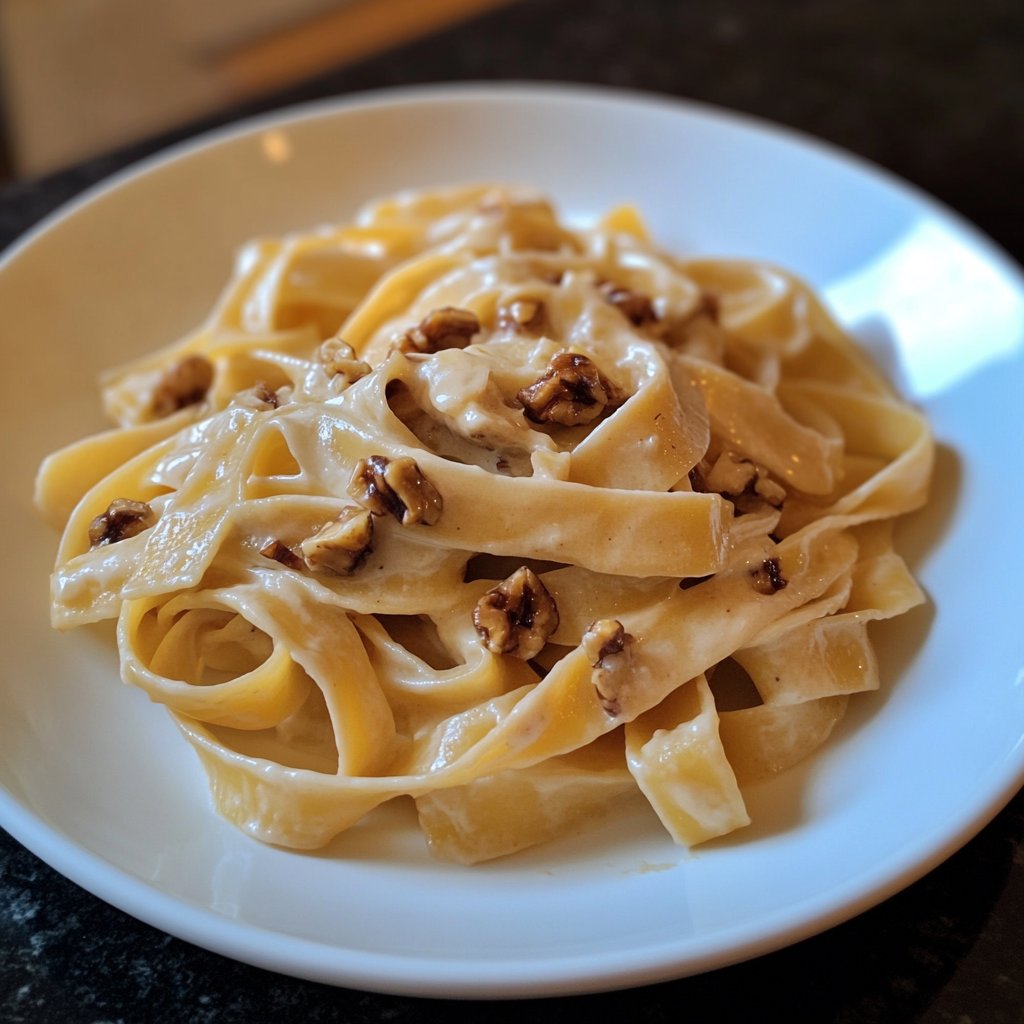 Tagliatelle mit Walnüssen