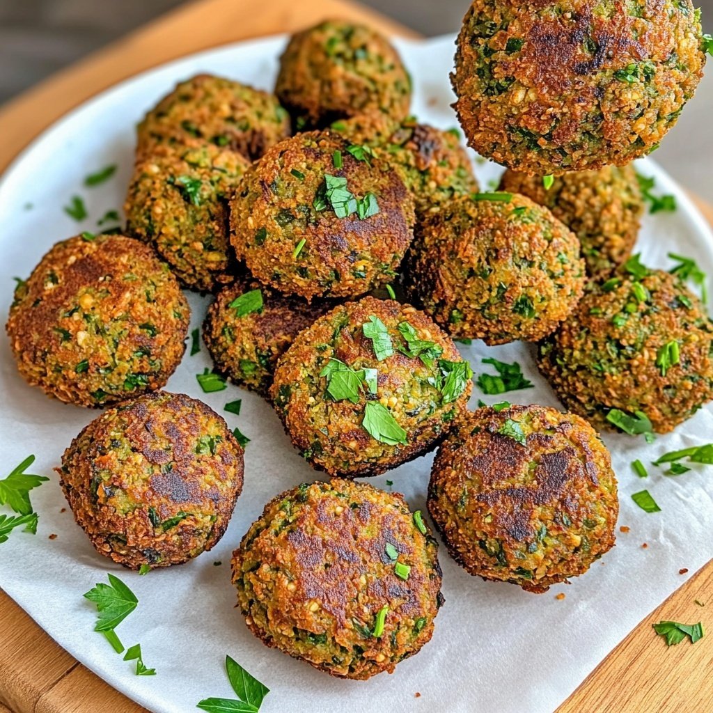 Falafel mit Petersilie