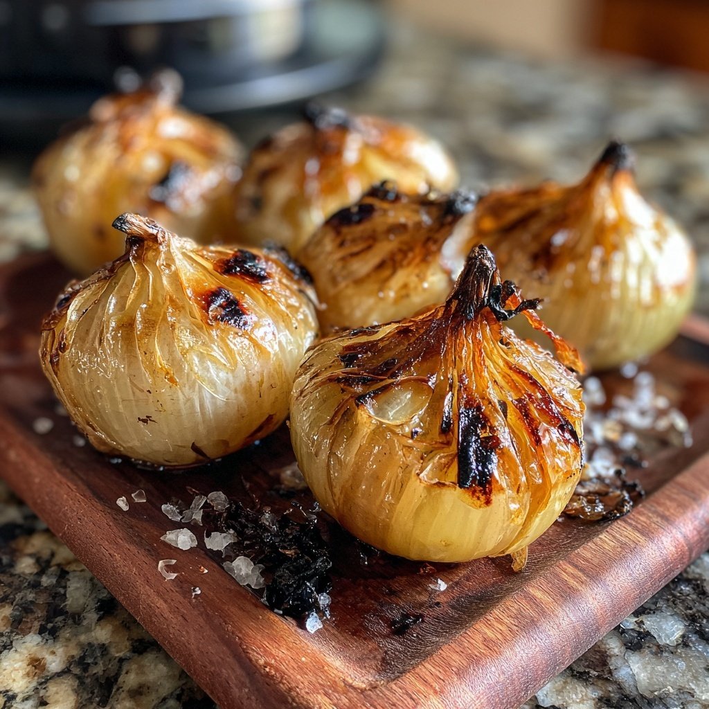 Gegrillte Zwiebeln Süß