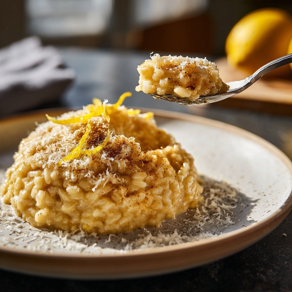 Risotto mit Zitrone und Parmesan
