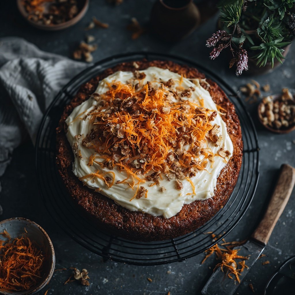 Karottenkuchen Mit Mandel Mehl