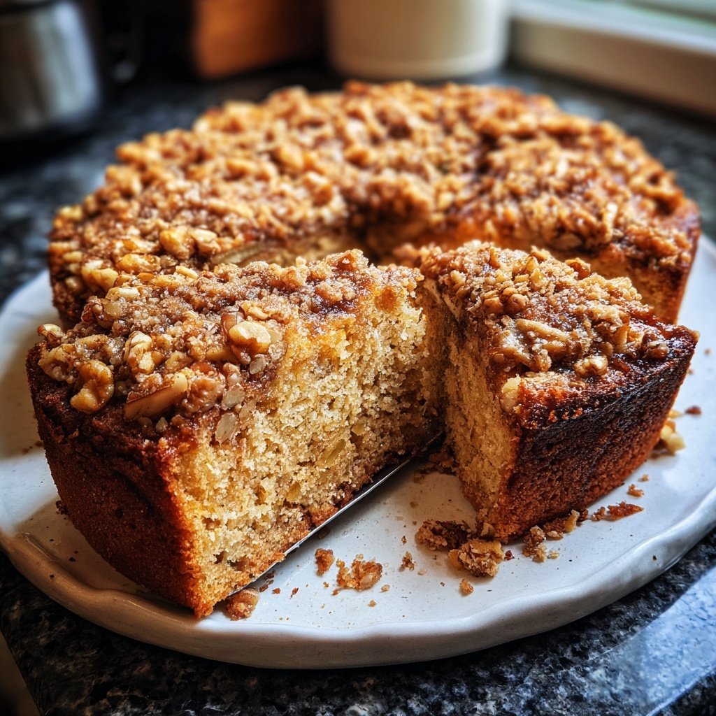 Bananenkuchen mit Nussstreuseln