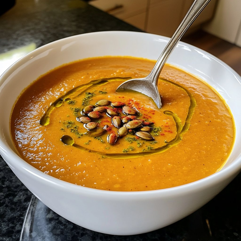 Kürbissuppe aus dem Ofen