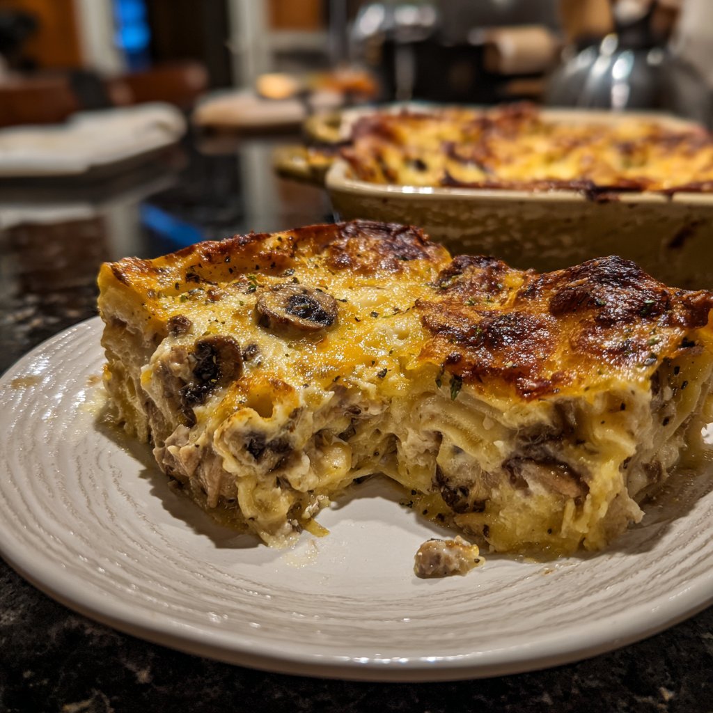 Lasagne mit Pilzen