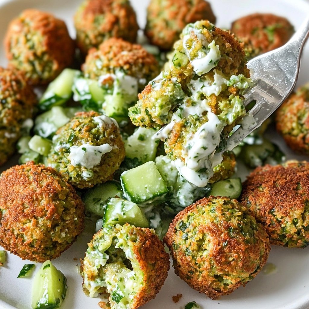 Falafel mit Gurkensalat