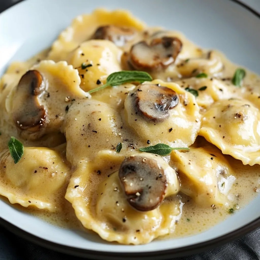 Mushroom Ravioli Sauce